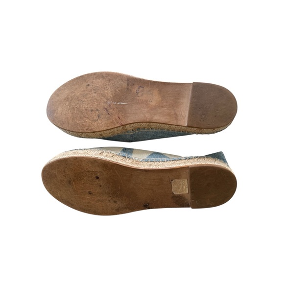 Stella McCartney Star Print Canvas Espadrille Flats Shoes - Picture 6 of 6